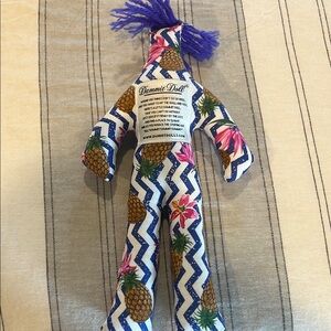 Dammit Doll with Pineapple and Floral Pattern